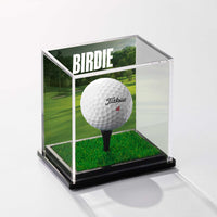 The Vantage-UV Birdie Background Golf Ball Display Case