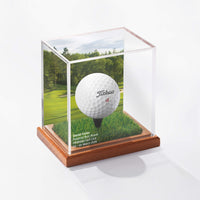 The Prestige-UV Golf Course Background Golf Ball Display Case