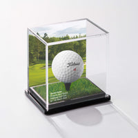 The Vantage-UV Golf Course Background Golf Ball Display Case