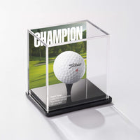 The Icon-UV Champion Background Golf Ball Display Case