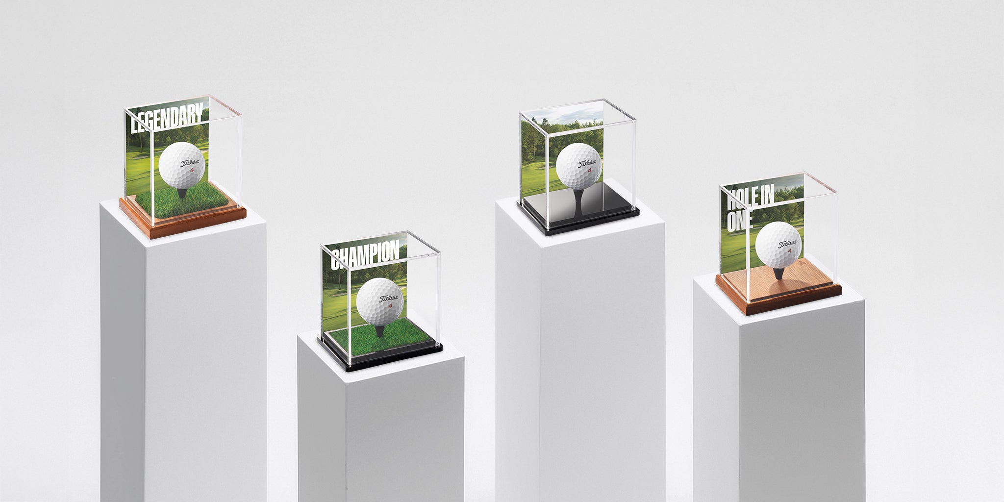 Printed Golf Ball Display Cases