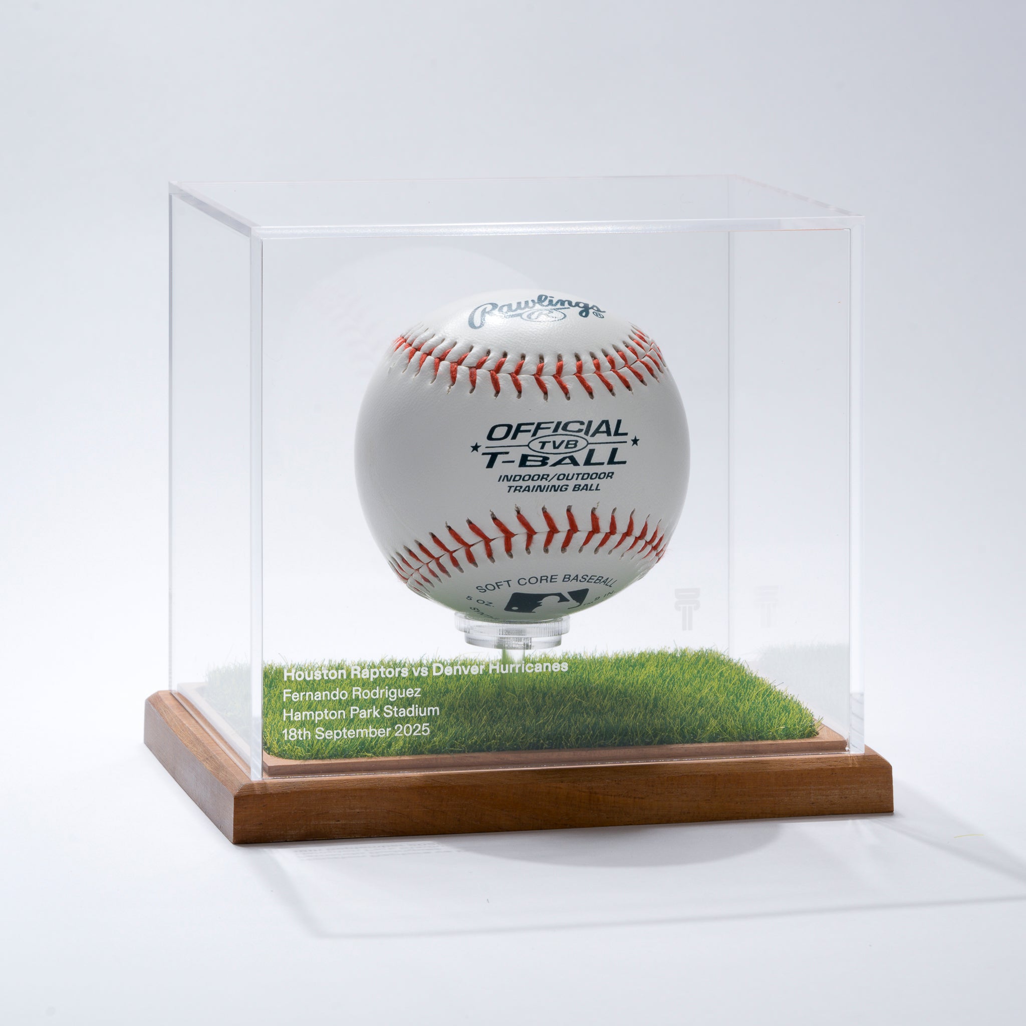 The 'Prestige Hardwood Edition' Baseball Display Case – Display Champ