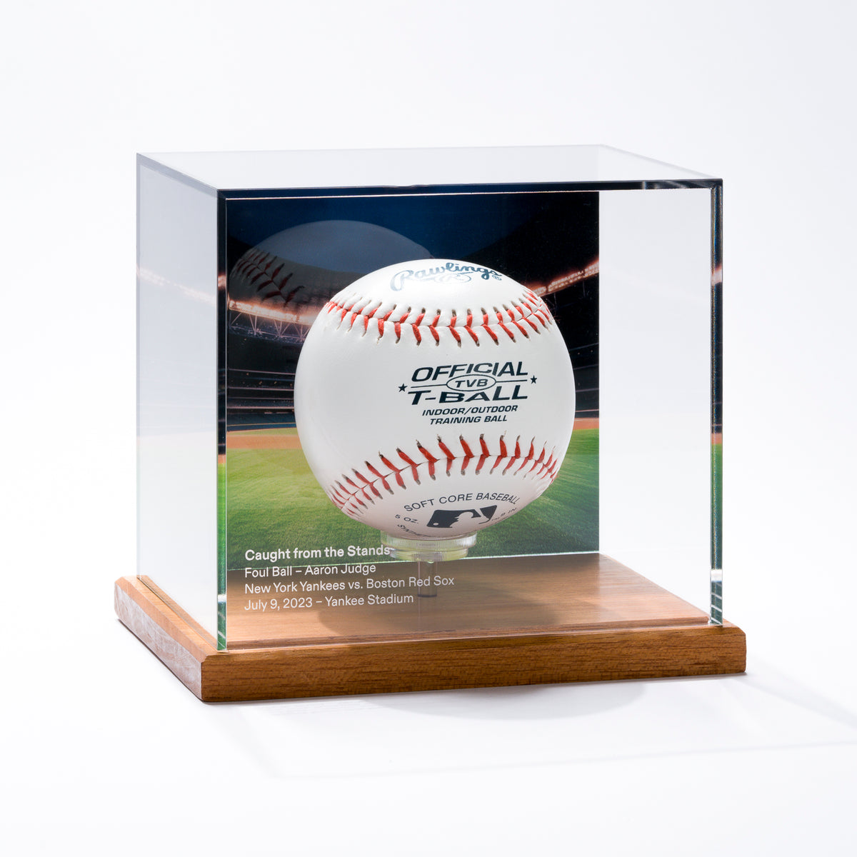 The Heritage Hardwood 'Stadium Edition' Baseball Display Case – Display ...