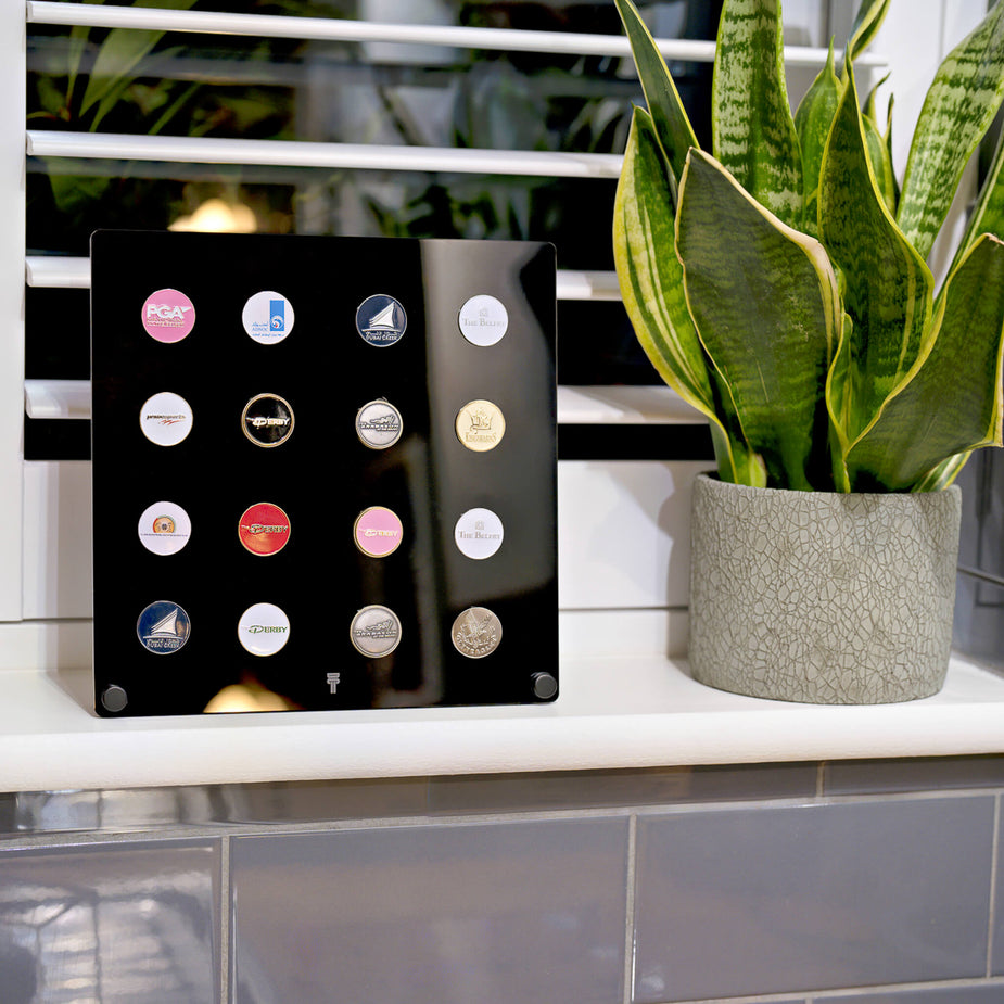 The Icon Edition Golf Ball Marker Display Stand – Display Champ
