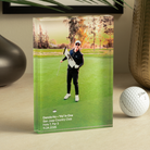a photo of a man holding a golf club