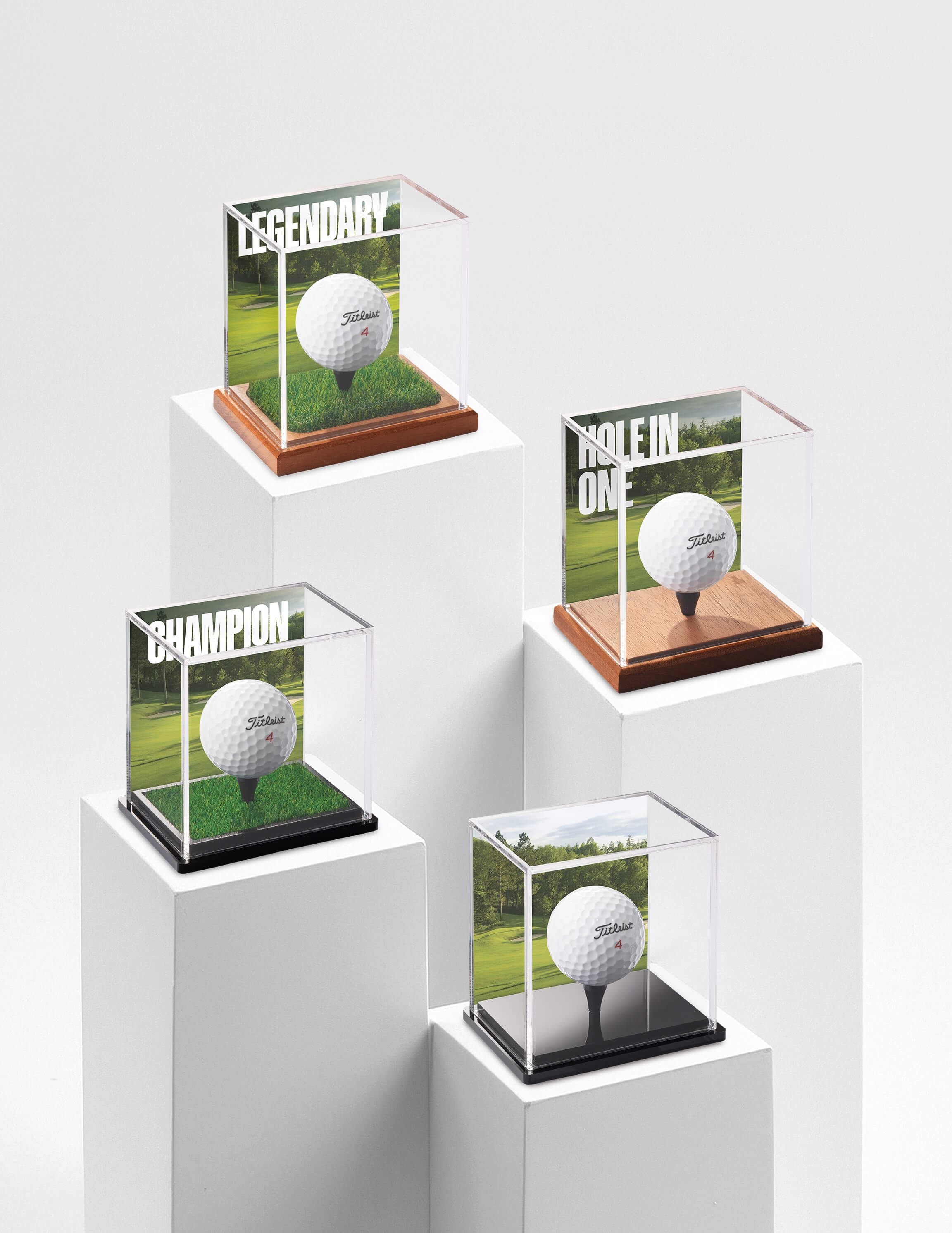 The Vantage 'Course Edition' Golf Ball Display Case