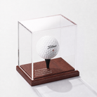 Heritage Mahogany base, Standard golf ball display case