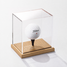 Heritage Oak base, Standard golf ball display case